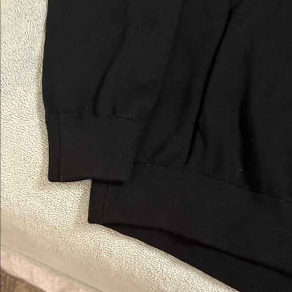 Michael Kors Men's Classic Black Zip-Up Sweater - Picture 4 of 5